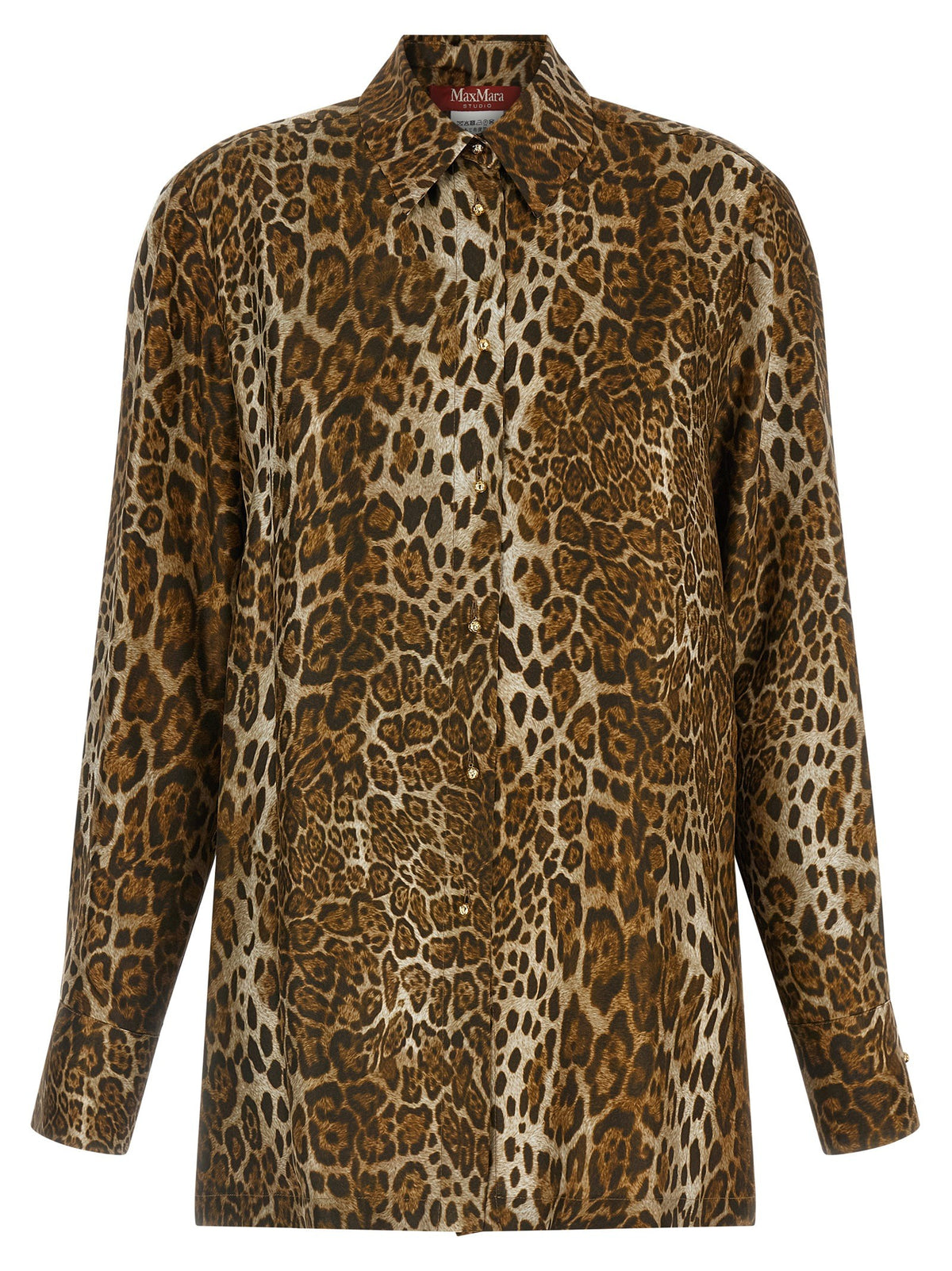 Max Mara Studio Mstaffari Shirt Brown