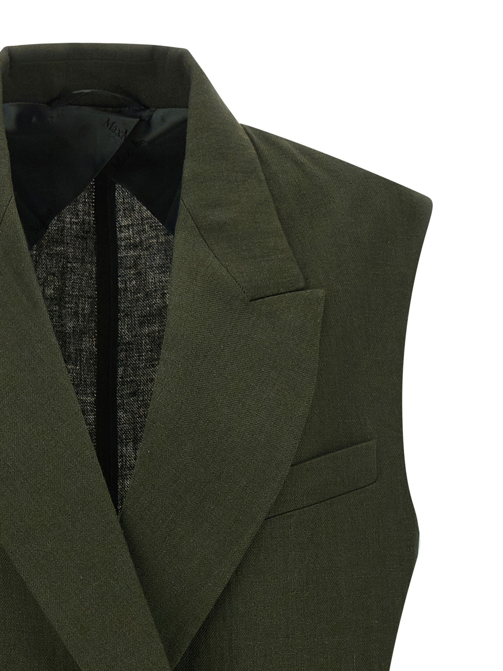 Max Mara Studio Mstaia Vest Green