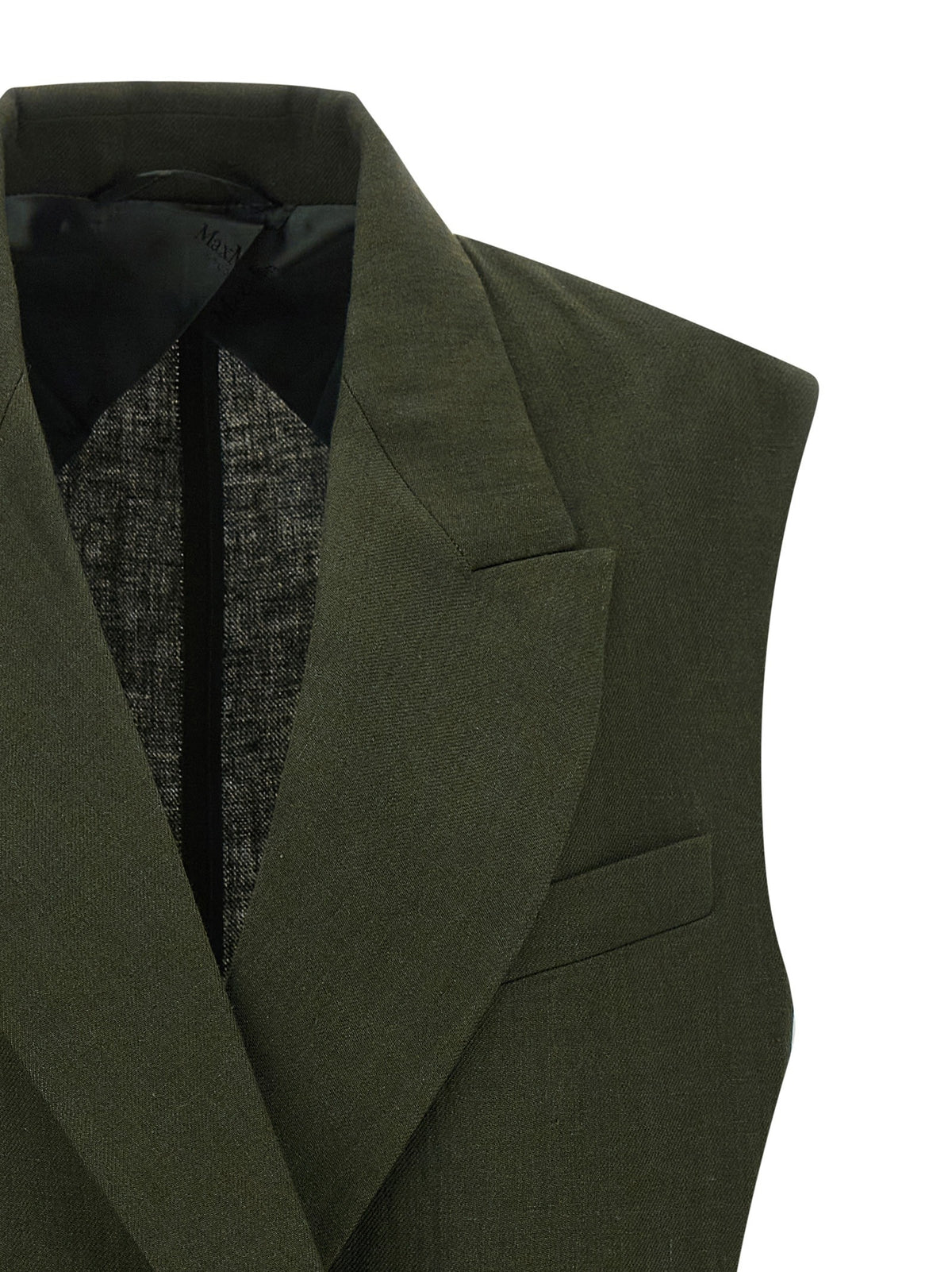Max Mara Studio Mstaia Vest Green, view 3