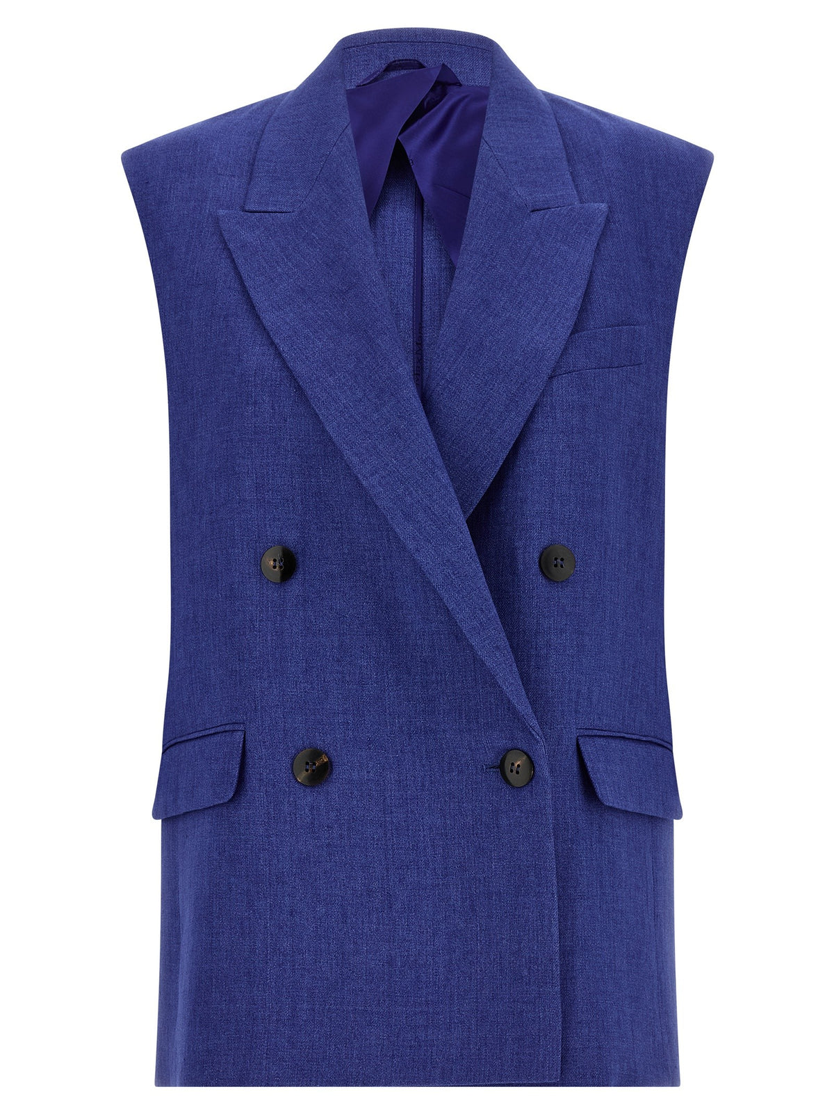 Max Mara Studio Mstaia Vest Blue
