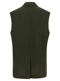Max Mara Studio Mstaia Vest Green