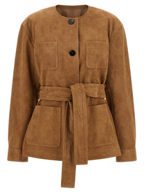 Max Mara Studio Mstboemia Jacket Brown