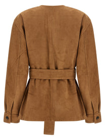 Max Mara Studio Mstboemia Jacket Brown