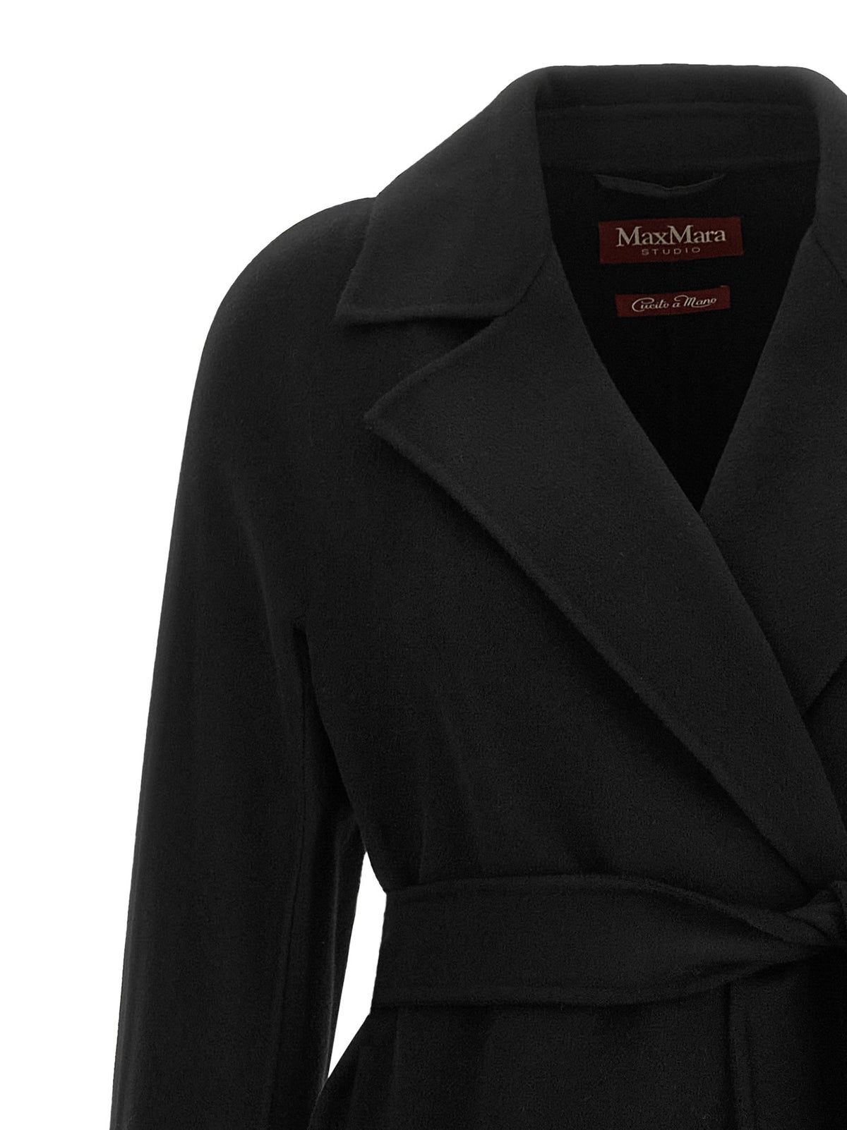 Max Mara Studio Mstcles Coat Black