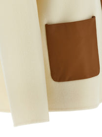 Max Mara Studio Mstcomica Coat White