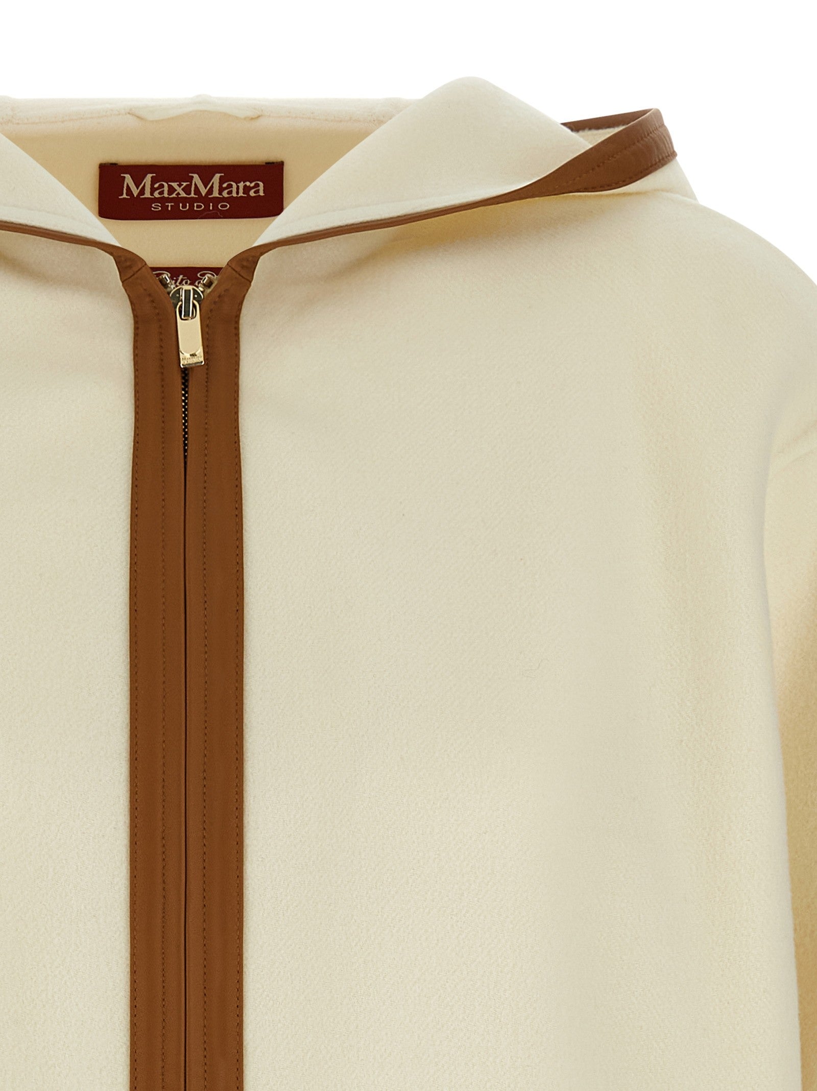 Max Mara Studio Mstcomica Coat White