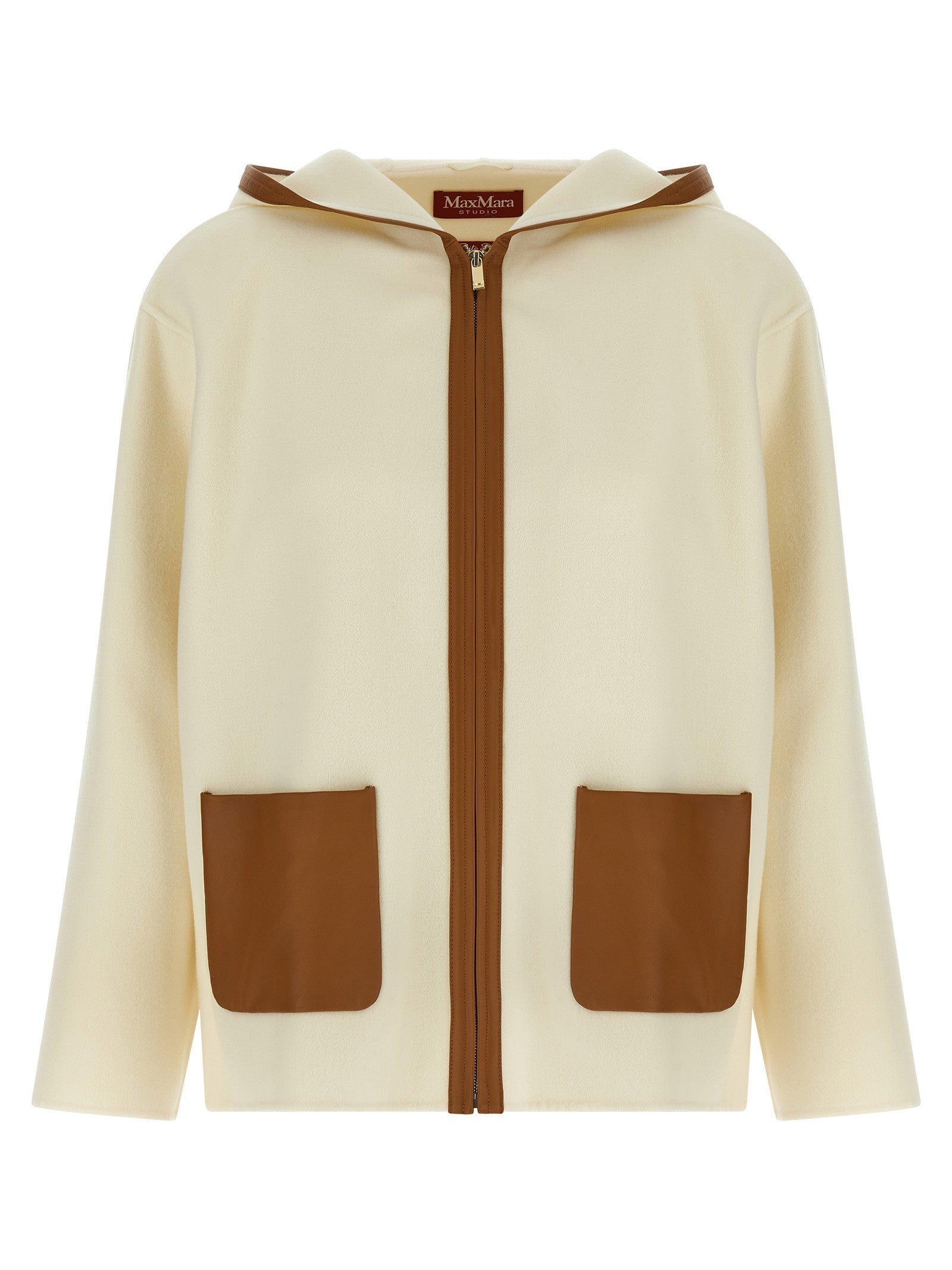 Max Mara Studio Mstcomica Coat White