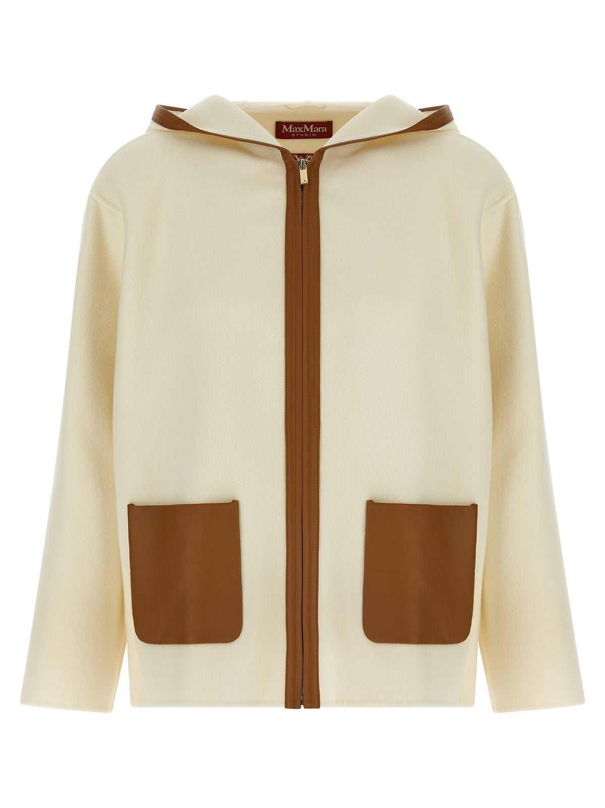 Max Mara Studio Mstcomica Coat White