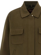 Max Mara Studio Mstdisco Padded Coat Green, view 4