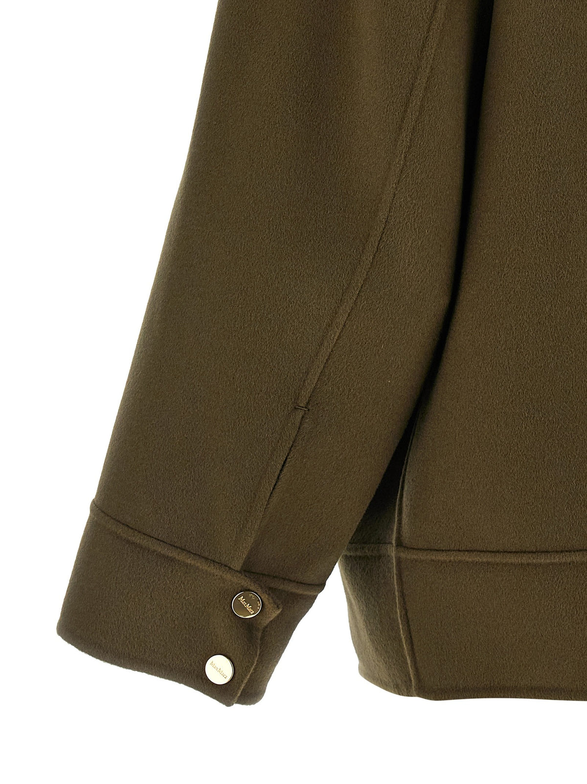 Max Mara Studio Mstdisco Padded Coat Green, view 5