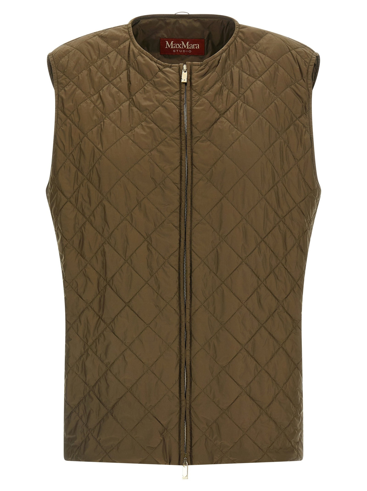 Max Mara Studio Mstdisco Padded Coat Green, view 2