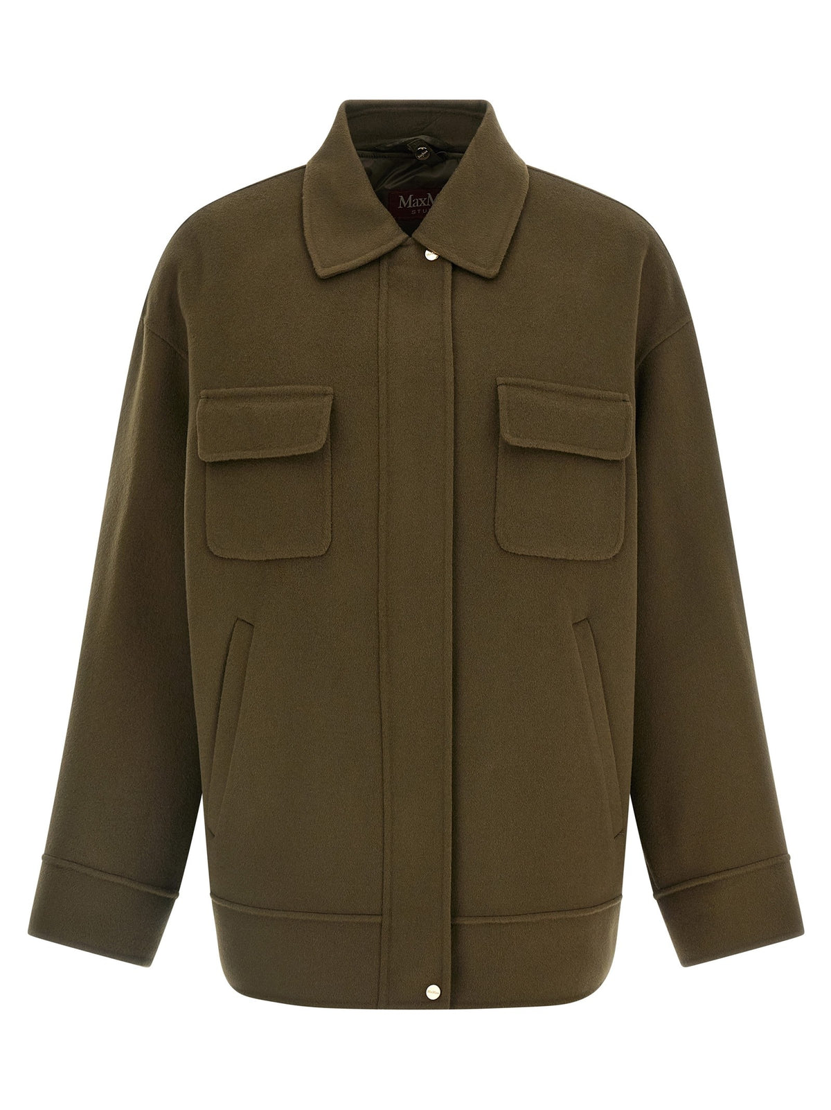 Max Mara Studio Mstdisco Padded Coat Green