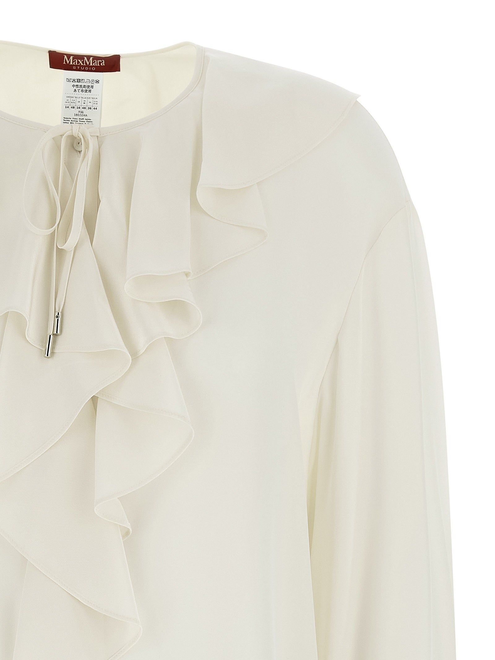 Max Mara Studio Mstepica Blouse White