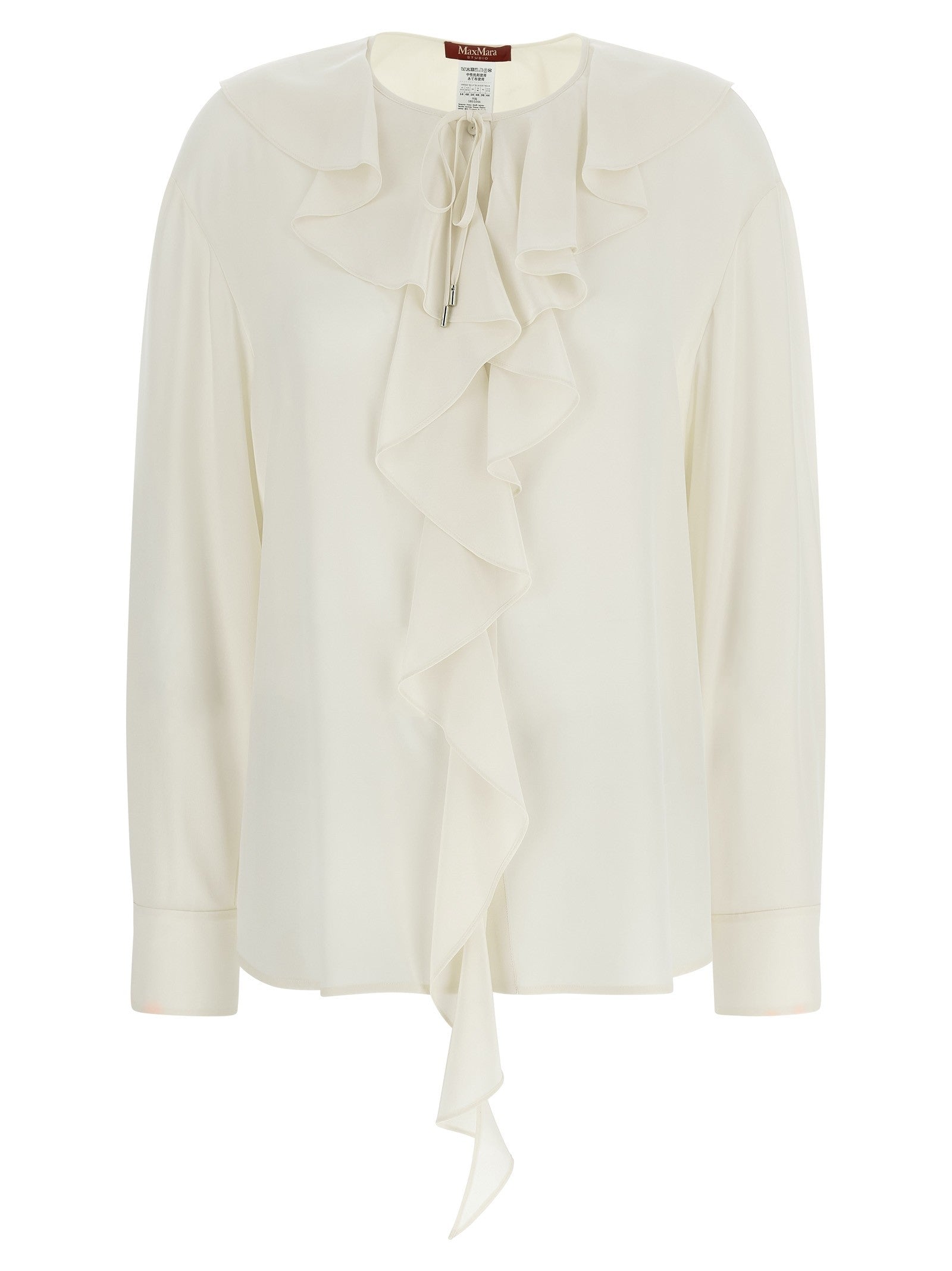 Max Mara Studio Mstepica Blouse White