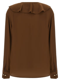 Max Mara Studio Mstepica Shirt Brown
