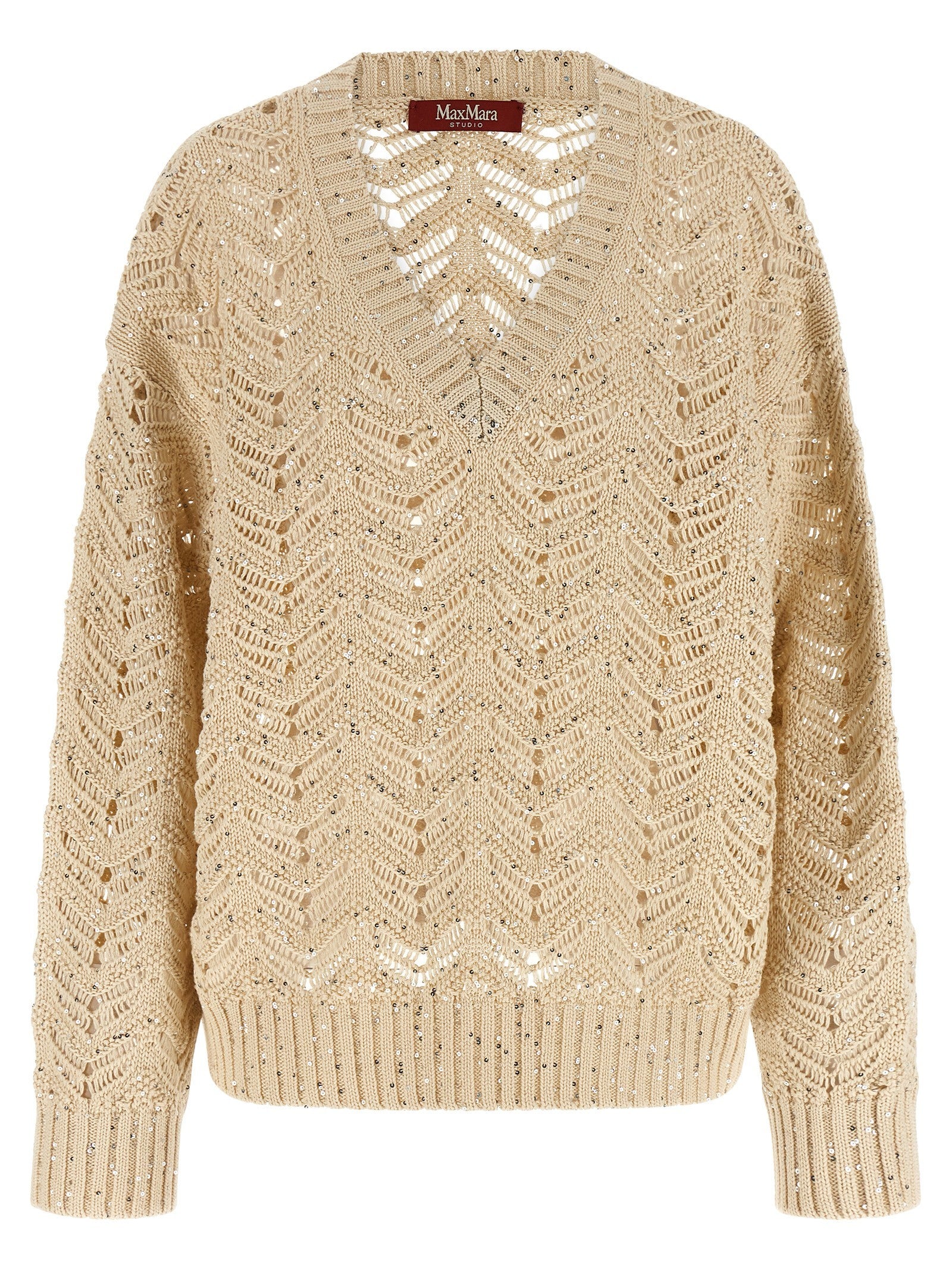 Max Mara Studio Mstfelino Sweater Beige