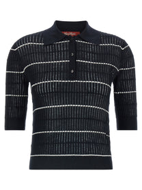 Max Mara Studio Mstgallo Polo Shirt Blue