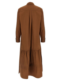 Max Mara Studio Mstlecito Dress Brown