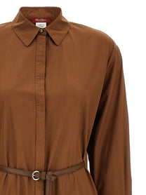 Max Mara Studio Mstlecito Dress Brown