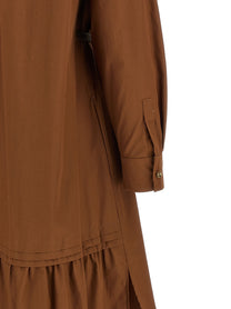 Max Mara Studio Mstlecito Dress Brown