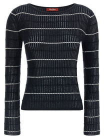 Max Mara Studio Mstpedone Sweater Blue