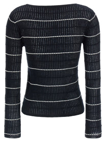 Max Mara Studio Mstpedone Sweater Blue