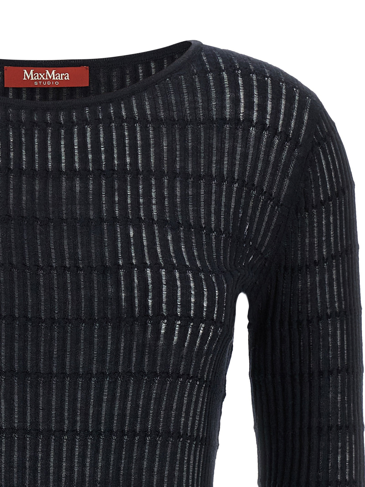 Max Mara Studio Mstpedone Sweater Blue, view 3