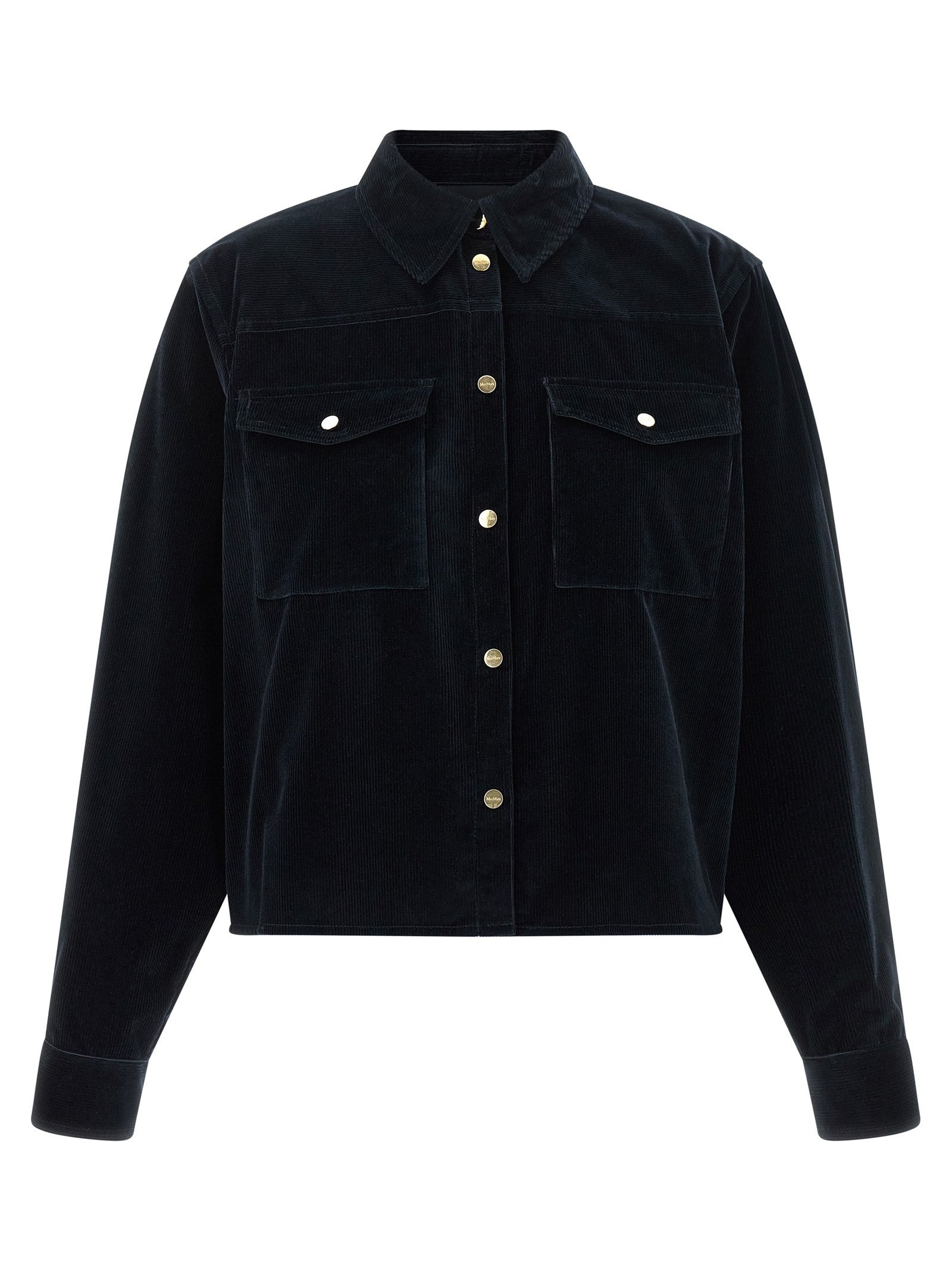 Max Mara Studio Mstrivolo Overshirt Blue
