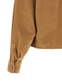Max Mara Studio Mstrivolo Overshirt Beige