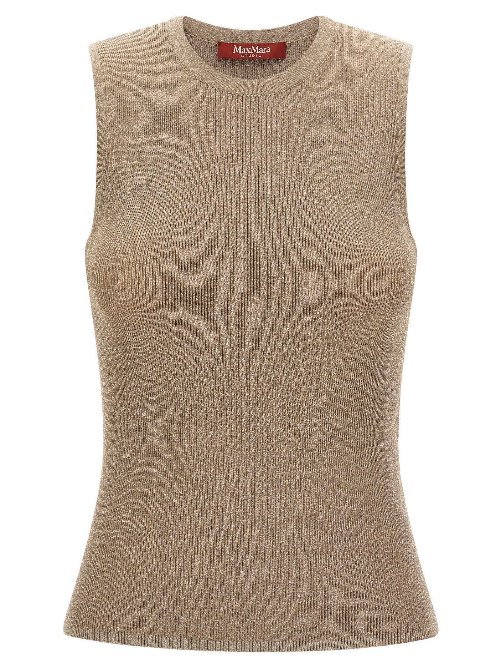 Max Mara Studio Mstsante Top Beige