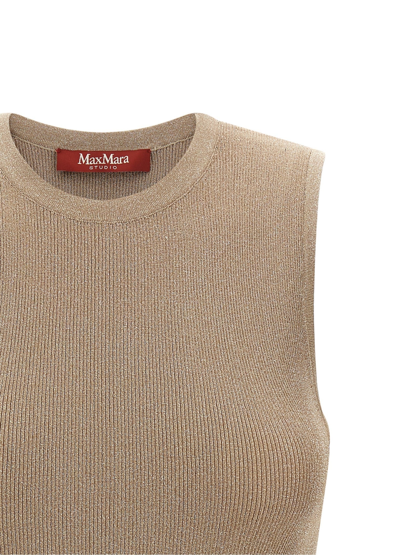 Max Mara Studio Mstsante Top Beige