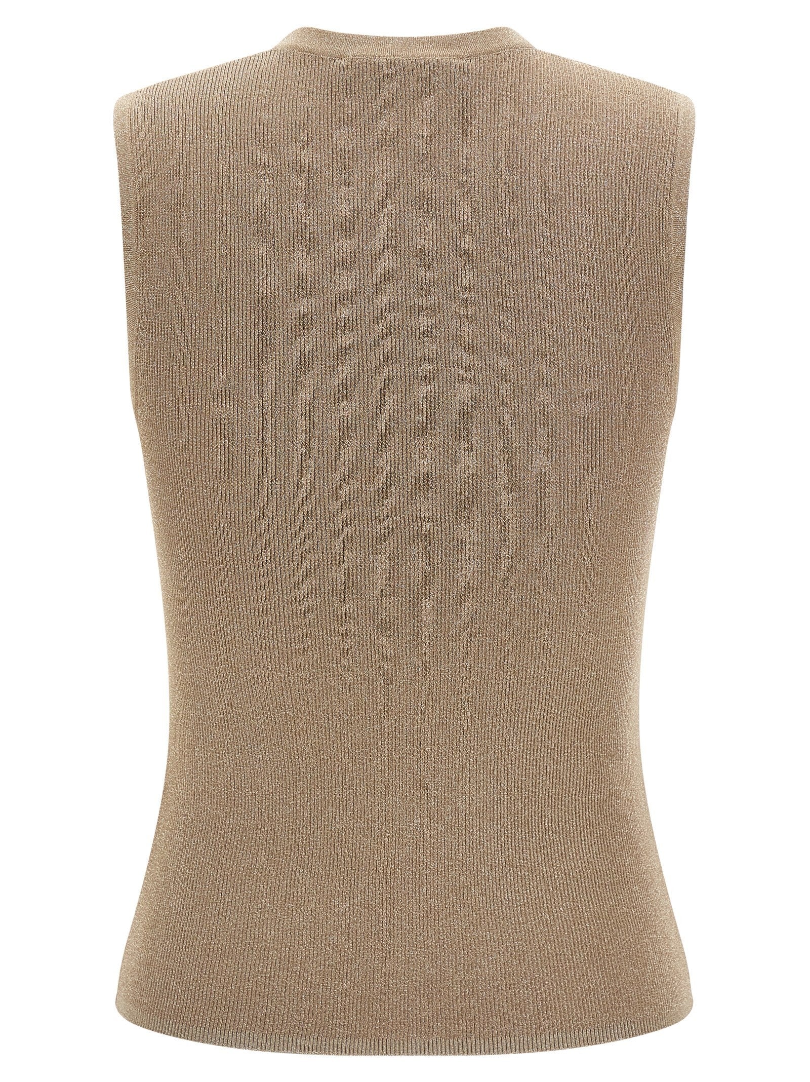 Max Mara Studio Mstsante Top Beige