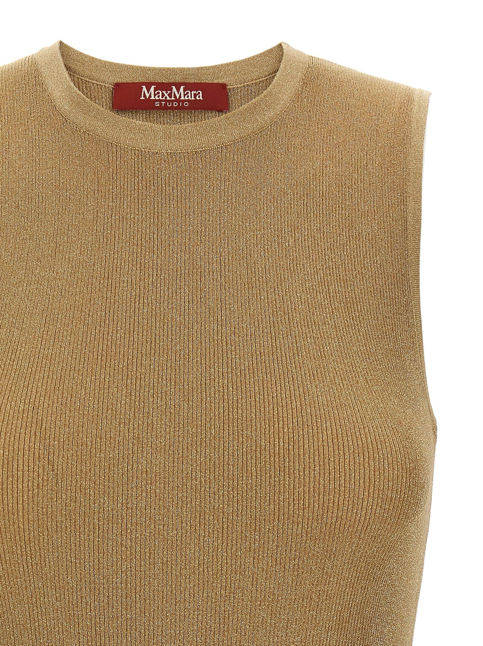 Max Mara Studio Mstsante Top Gold