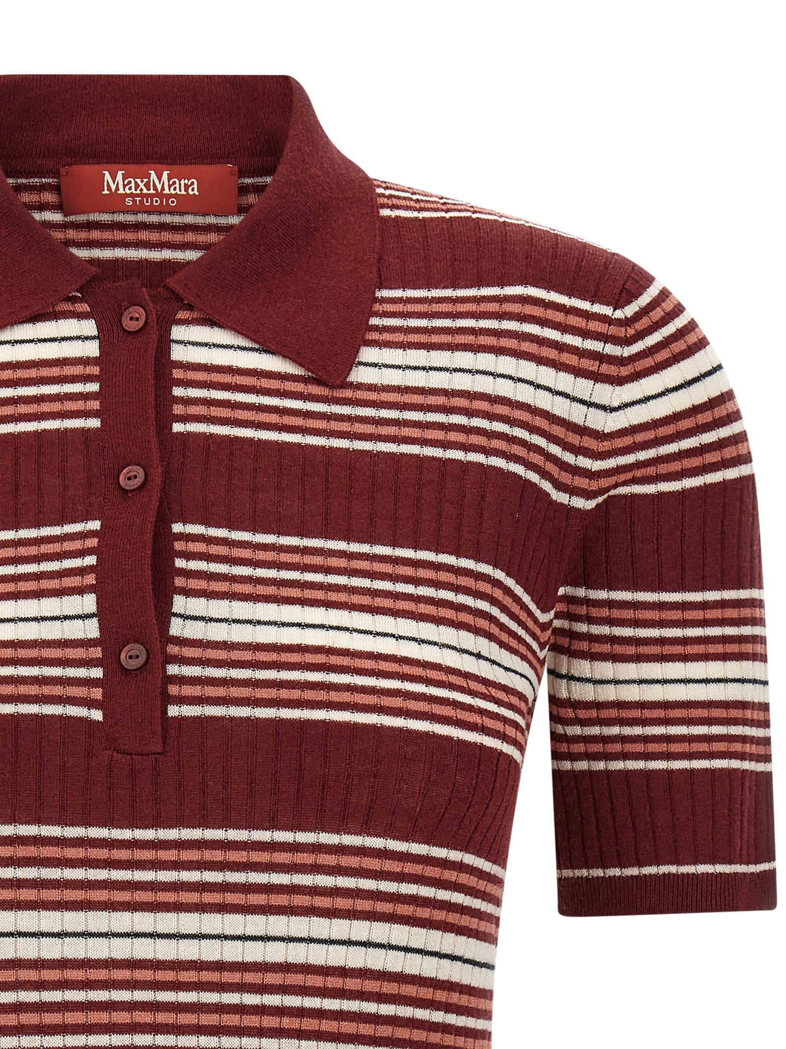 Max Mara Studio Msttallero Polo Shirt Red