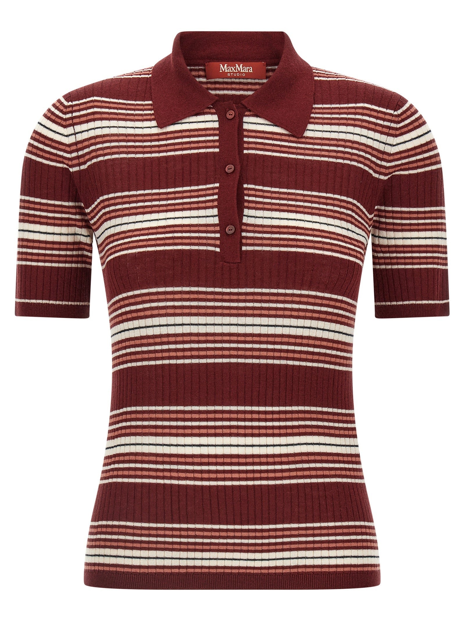 Max Mara Studio Msttallero Polo Shirt Red