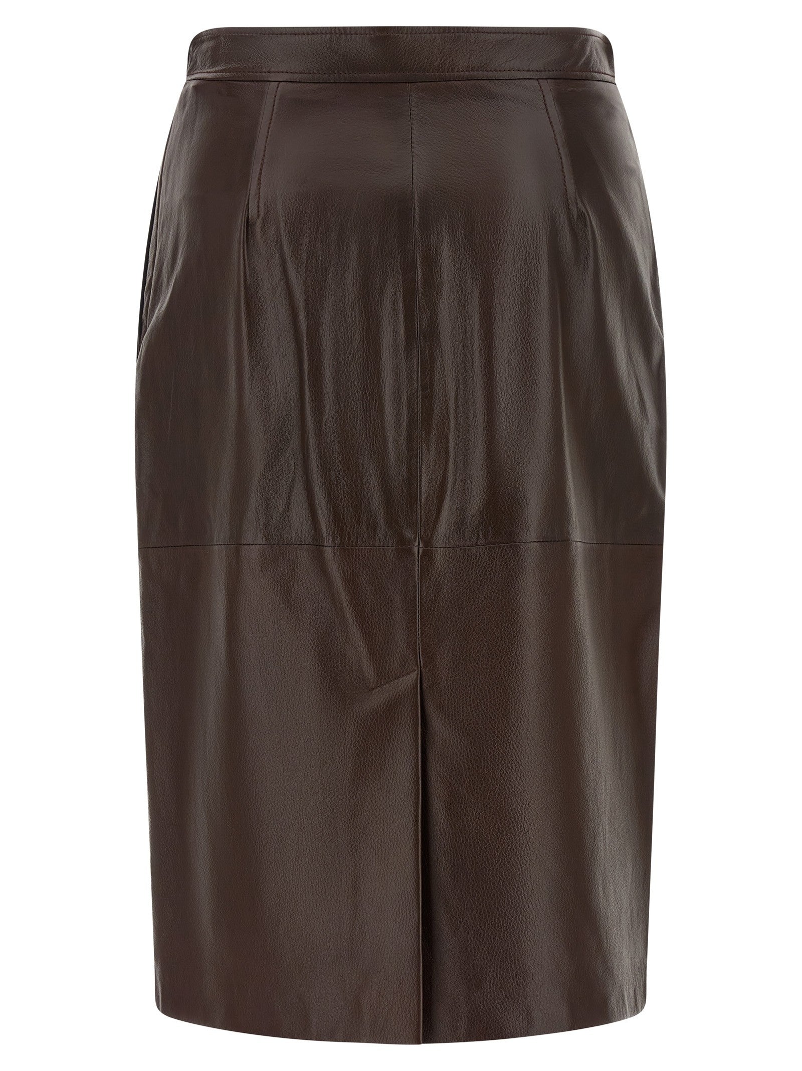 Max Mara Studio Msttimore Skirt Brown