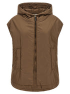 Max Mara The Cube Mtcambra Vest Brown