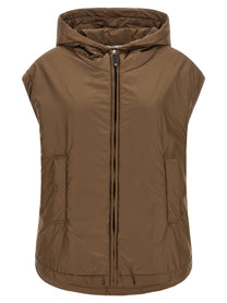 Max Mara The Cube Mtcambra Vest Brown