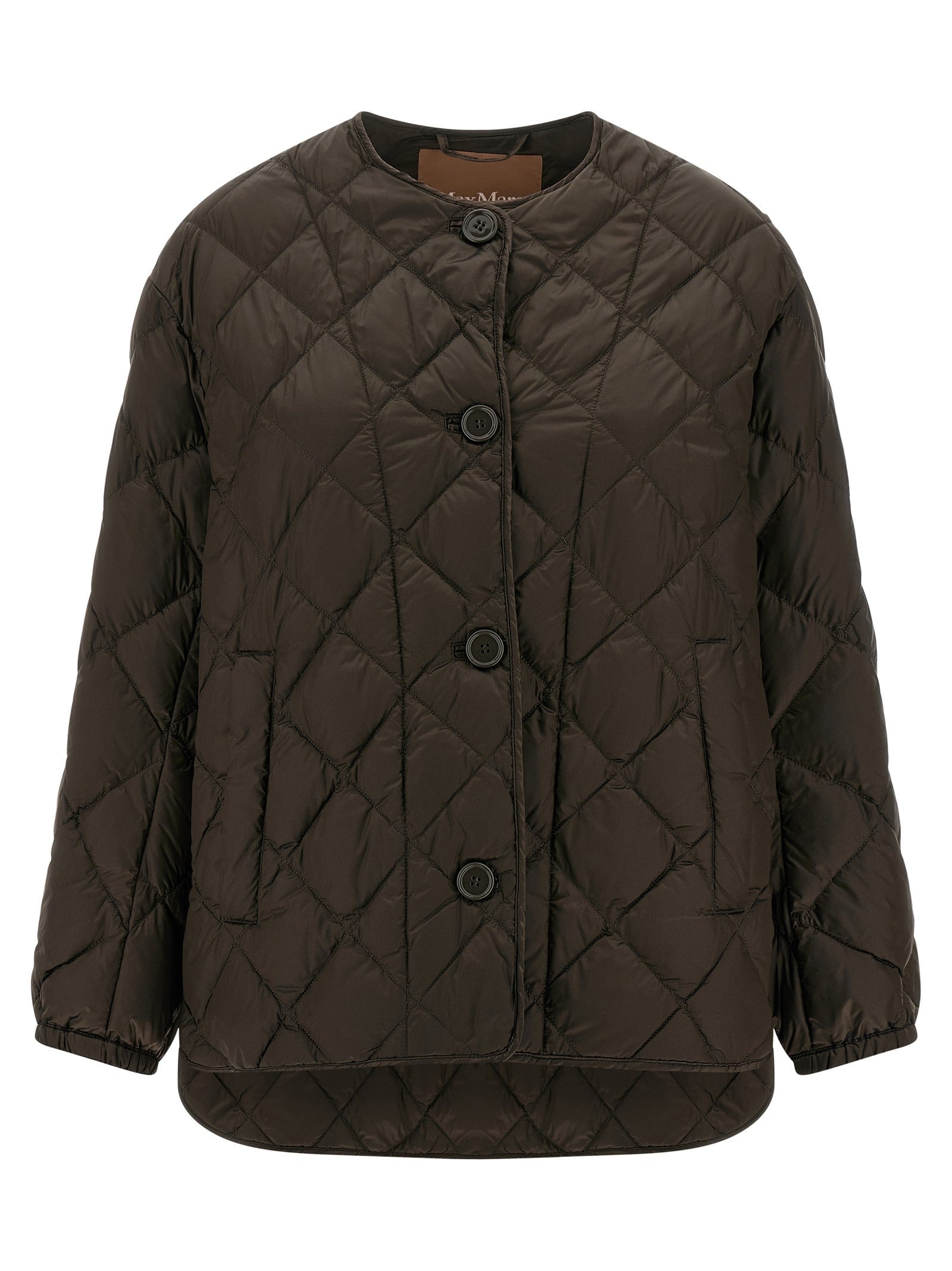Max Mara The Cube Mtcsoftd Down Jacket Brown