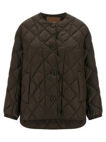 Max Mara The Cube Mtcsoftd Down Jacket Brown