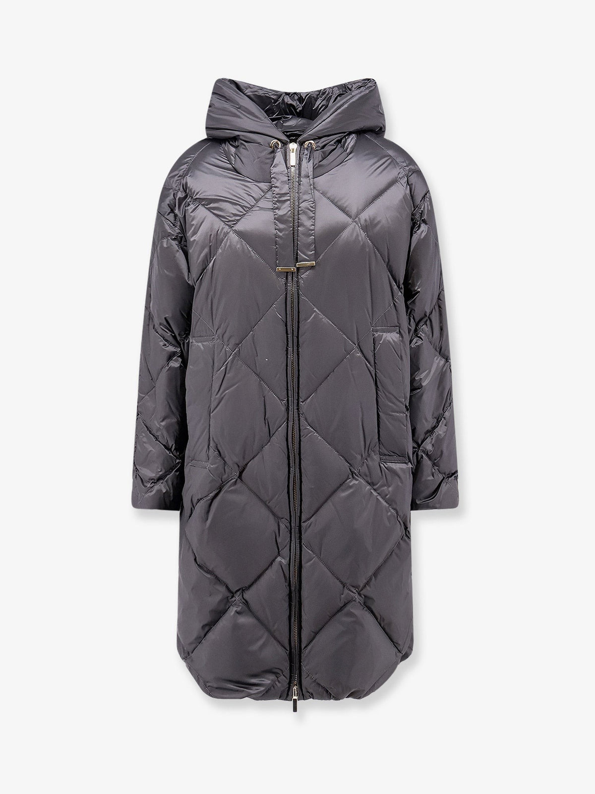 Max Mara The Cube Women's Mtctrefe the Cube Long Down Jacket Grey