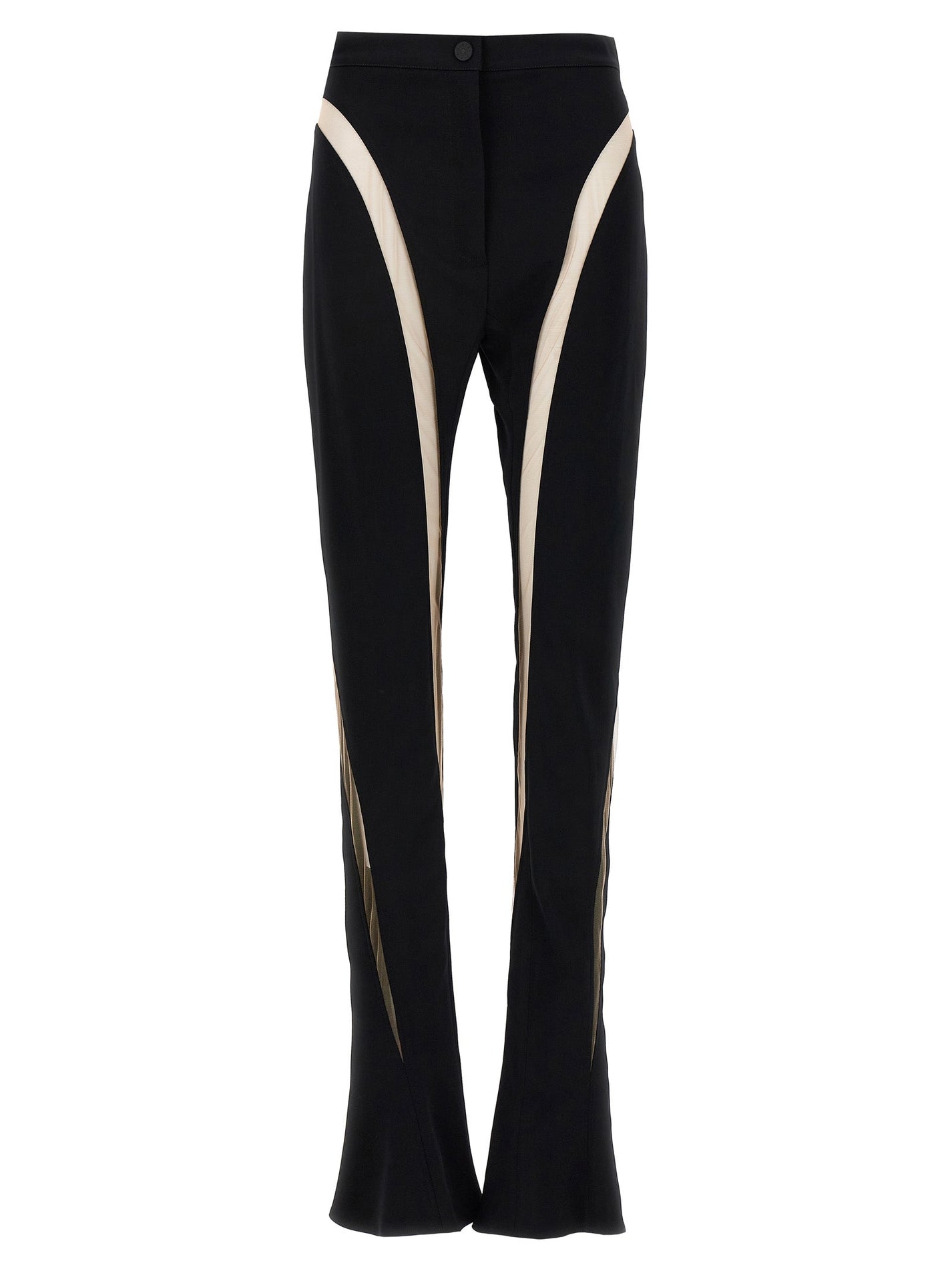MUGLER - MUGLER - Mesh insert leggings - Women’s Pants