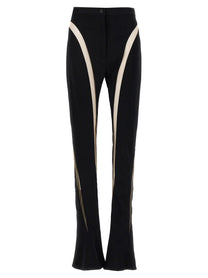 MUGLER - MUGLER - Mesh insert leggings - Women’s Pants