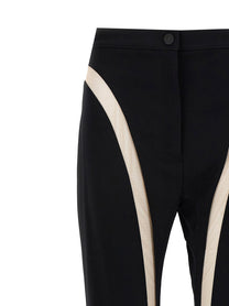 MUGLER - MUGLER - Mesh insert leggings - Women’s Pants
