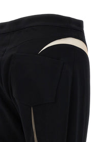 MUGLER - MUGLER - Mesh insert leggings - Women’s Pants