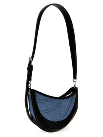 MUGLER - MUGLER - ’small denim spiral curve 01’ shoulder bag - Women’s Bags