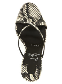 Christian Louboutin Mulazee Cross Sandals Grey