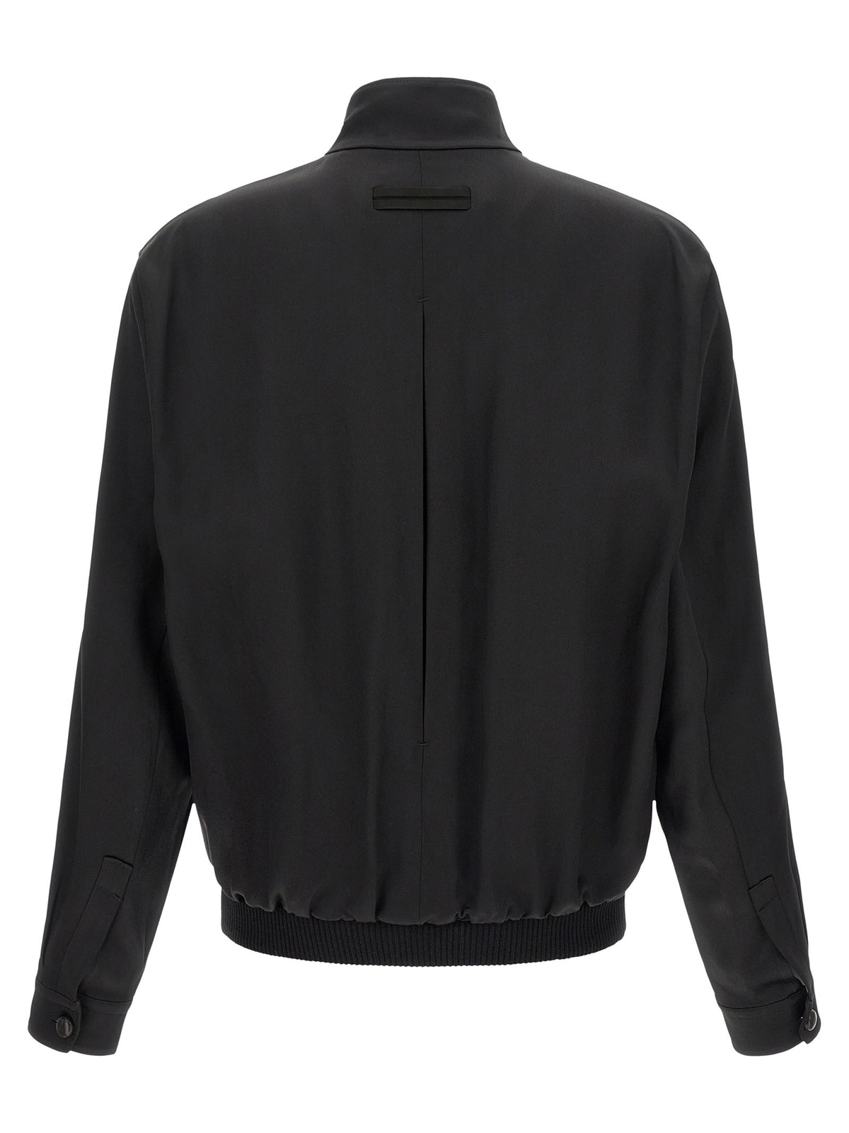 Zegna Mulberry Silk Sweatshirt Black