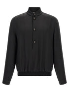 Zegna Mulberry Silk Sweatshirt Black
