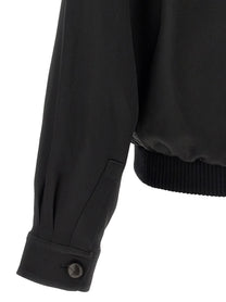Zegna Mulberry Silk Sweatshirt Black